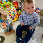 George Latimer from Teemore enjoying his first Easter