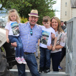 Kevin Fitzpatrick with wife Tina and kids Eva and Louis.