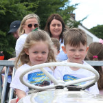 Eva and Louis Fitzpatrick on Grandda Tommy's Tractor.