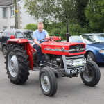 Paul Mohan on his immaculate Massey 135.