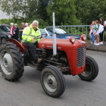 Brendan Maguire on his Massey.