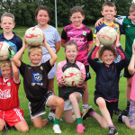 Having fun; These P3 children enjoying their Teemore Shamrocks summer camp experience.