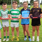 Holding tight; Cathair Donegan, Dara Reilly, Ryan Quinlan, Ava Owens, Gracie Quinlan, Davin Quaile.