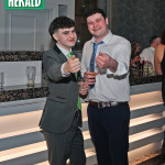 Thumbs up from Nathan McAdam and Christy Donohoe.