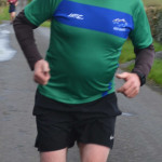 Gerry McManus enjoying his run.