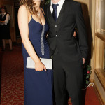 Niamh Gilmour and Ashley Bennett at the Fivemiletown College Formal in the Killyhevlin Hotel SH12