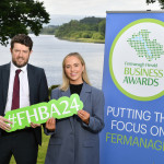 Karol Mulligan, Bank of Ireland is pictured with Alannah McBride, NWNG