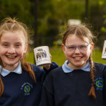 Pictured with the Tumbling Paddies mugs are, from left Evie Maguire and Chloe Fitzpatrick