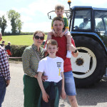 Tractor Fans - Karen and Fergal Hannah with their boys Oran and Caelan