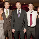 Colleen O'Donaghue, Steven McKenna, Mark Johnson, Phillip McGuigan and Cathy Read from Acheson & Glover, Fivemiletown