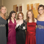 Zara Clarke, Hazel Foster, Tanya Hamil, Andrea Barton and Kylie Noble at the Killyhevlin Hotel SH14