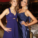 Alana Moore and Rosanna Graham get ready to party at the Killyhevlin SH15