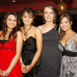 Emma Beacom, Kathryn Wilson, Lauren Hetherington and Laura-Jane Mahon enjoying the Collegiate Forma in the Killyhevlin Hotel SH18