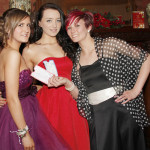 Kate Collum, Lucy Ingram and Jodie Simms at the Devenish College Formal at Corick Country Hotel in Clogher SH15
