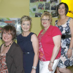 Denise Kettyles, Yvonne Breen, Ruth Johnston and Sharon Howe at the Lisnaskea High School 50th party. SH12