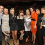 Party Organisers from Trillick Young Farmers - Mark Gibson, Hannah Edgar, Claire & Chloe Hillard, Karen Armstrong, Rachel Gibson, Jamie Armstrong, Shannen Vance SH69