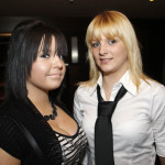 Lorna Crozier and Kerry McTaggart having fun at the Valley Hotel SH70