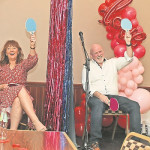 Dympna and Pascal Manley are delighted to get a match