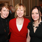 Betty Vance, Liz Healey and Sancha Burns at the Fashion show SH36