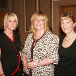 Sophie Little, Jill Gault and Barbara Thompson enjoying the fashion show SH24