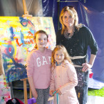 Darcy Balfour and Katie O'Hare with local Artist Amanda Grace bmcb 45