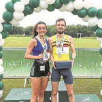 Winners - Edel Monaghan was the first woman past the post, and Conan McCaughey won the men's race