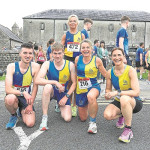 Team Mates - Clones AC members David Flynn, Aaron Hall, Irene Clements, Laura McPhillips and Eileen Hall
