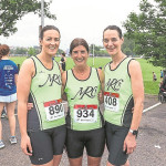 All Smiles - MRC runners Claire McCreery, Geraldine McGandy and Anne Brogan