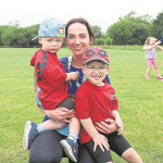 Proud Boys - Ruairí and Páidí McCusker with mum Sarah