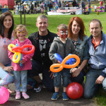 BALLOON ANIMALS.. Mary and Holly Meli, Stephen Navan, Mitchell, Robert and Pamela McNeill. RMGFH04
