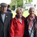 FAMILY.. Jim, Liz and Eilish McGuinness enjoy the football at the Belcoo sports day and festival. RMGFH07