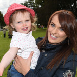 BRIGHT.. Cori McConnell and her mum Sabrina had a fun day at the festival. RMGFH14