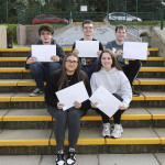 Happy Students - Alex McRoberts, Thomas McCreery, Cody Sharp, Lashana Williamson-Owens and Ellen Sammon