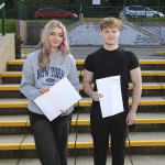Big Day - Erne Integrated Students Lucy Vaughan and Cameron Carty prepare to open their A Level Results