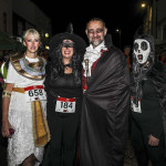Scarey Foursome - Grace Ferguson, Maura McGurn, Resat Ozkin and Leah Robinson at the start of Spooktacular 2025