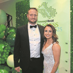 Lloyd and Lauren McFarland from Voyage Motorhomes get ready for the awards night MC 13