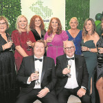 The Customs House Country Inn team enjoy the night out. MC 14