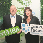 Spirit of Fermanagh award winner Noel Maguire with his wife Michelle. MC 24