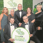 The team from Bank of Ireland are suited and booted for the night. MC 25