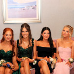 Holly Maguire, Niamh Brady, Ruby Maguire, Imogen Treacy, Summer Martin and Amy McBarron relaxing at the St. Aidan's high School formal in the Slieve Russell Hotel.